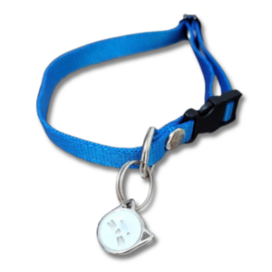 Collar Porta Placa Gato